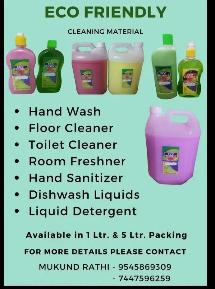 Eco friendly Cleaning materials 